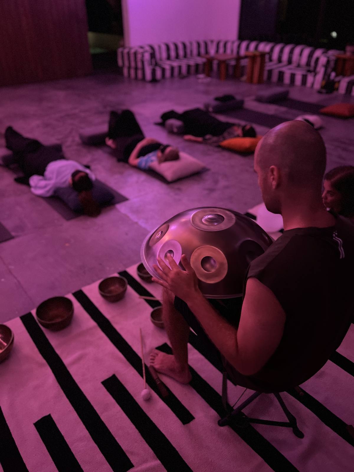 Sound healing ceremony