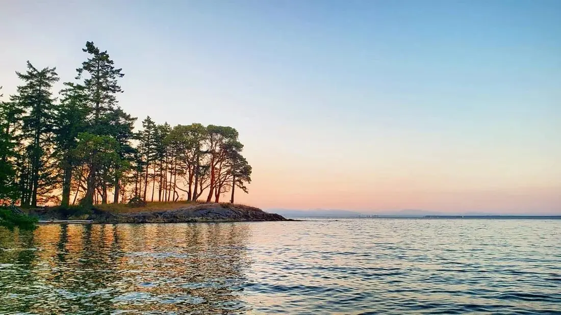 Sunset over the Salish Sea